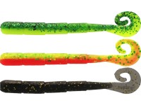 Westin Ned Worm Curltail 5cm 0,5g 6 Stück Clear & Dark Water Mix Super Finesse