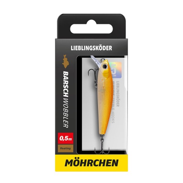 Lieblingsköder Barschwobbler 50mm 3,8g 0,5m Tauchtiefe Floating 16 Farben
