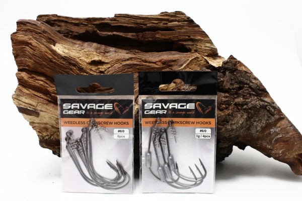 Savage Gear Weedless Corkscrew Hooks 6/0 - 6/0 3g