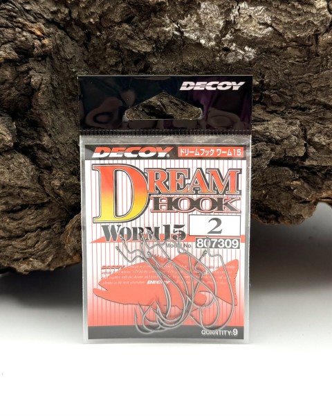 Decoy Dream Hook Worm15 Free Rig Haken Gr. 6 4 2 1 1/0 2/0 Made in Japan