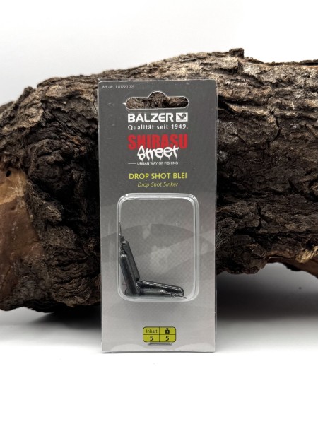 Balzer Shirasu Street Dropshot Blei lang 5g 10g 15g 20g 25g Eloxiert