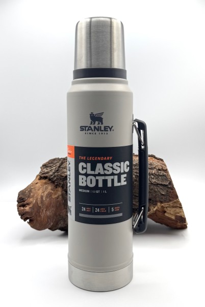 Stanley Classic Legendary Bottle 1,0l Vakuum Flasche Ash