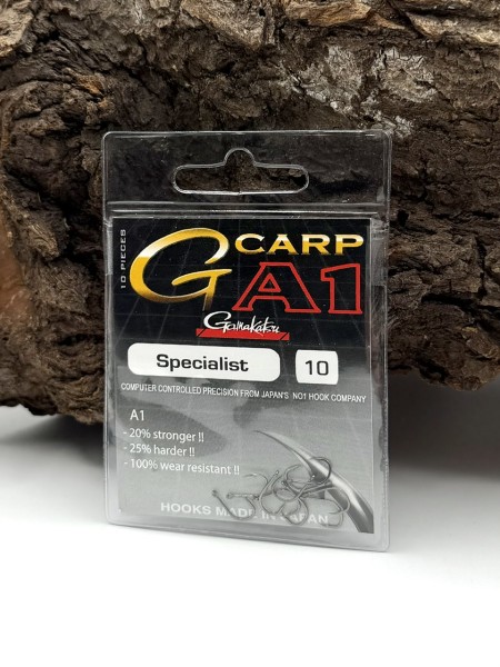Gamakatsu A1 G-Carp Specialist Hooks #10 Karpfenhaken 10 Stück