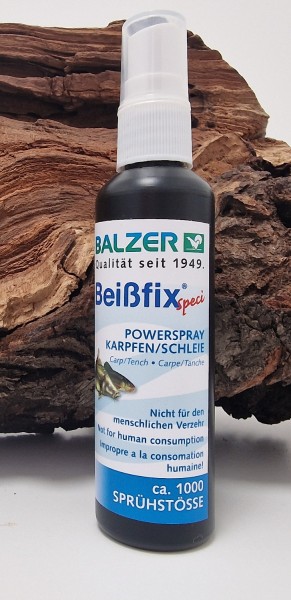 Balzer Beißfix Power Fix Spray Lockstoff Krabbe Forelle Raubfisch Knoblauch Blut Aal Karpfen