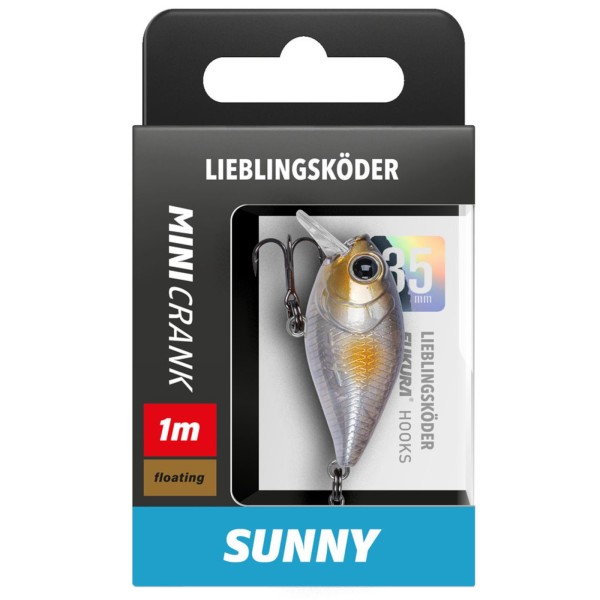 Lieblingsköder Mini Crank Wobbler 35mm 3,6g Floating 6 Dekore