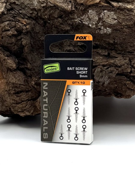 Fox Edges Naturals Bait Screws 9mm & 11mm