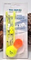 Balzer Inliner Plattfisch Blinker Set gelb-orange 120g 80cm