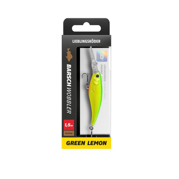 Lieblingsköder Barsch Wobbler 60mm 5,3g Floating 6 Farben