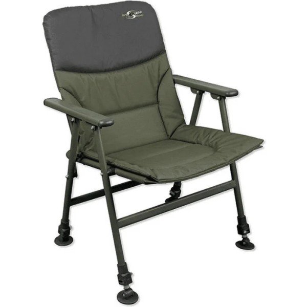 Carp Spirit Classic Level Chair with Arms Angelstuhl 70x48x40cm