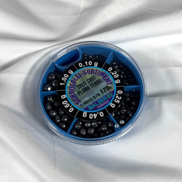 Balzer Bleischrot Fein Grob Lochblei 70g 120g Englisch