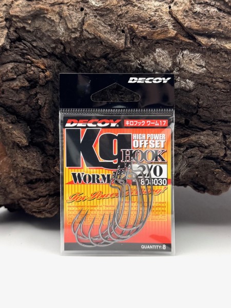 Decoy Kg High Power Offset Hook Worm17 Gr. 2 1 1/0 2/0 3/0