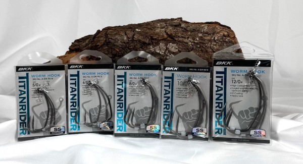 BKK Titanrider Worm Hook Weedless Super Slide