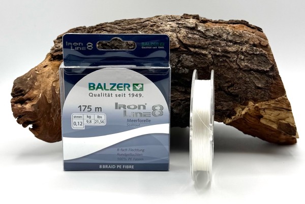 Balzer Iron Line 8x Seatrout 0,12mm 175m 9,8kg geflochtene Schnur