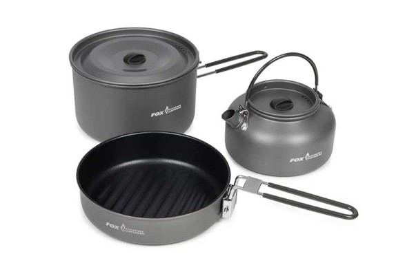 Fox Cookware 3 Piece Medium robustes Kochset mit Antihaft