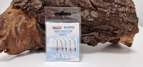 Balzer Trout Collector Haken mit Tungsten Köpfen Rainbow Perle 4 Gewichte Gr. 6 ABVERKAUF