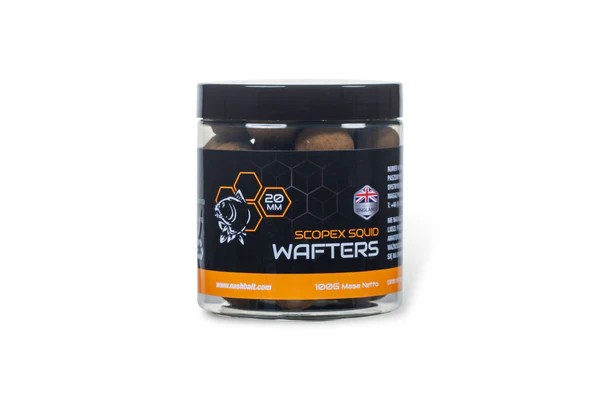 Nash Bait Scopex Squid Wafters 12mm 15mm 20mm 100g