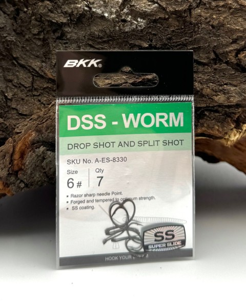 BKK DSS-Worm Dropshot & Split Shot Haken