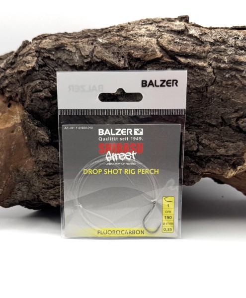 Balzer Shirasu Street Drop Shot Rig Perch 150cm Fluorocarbon Ø 0,30mm 0,35mm