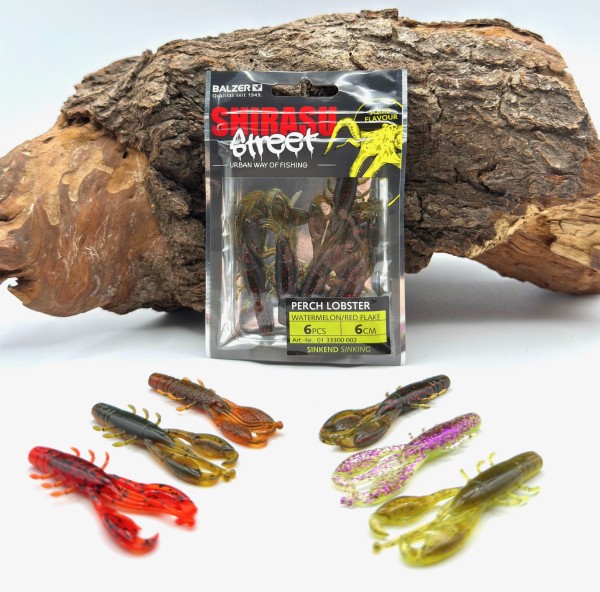 Balzer Shirasu Street Perch Lobster 6cm Krebsimitat 6 Farben