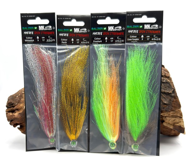 Balzer Matze Koch Spin Streamer Hechtköder 17cm 9g #4/0 + 2/0 Trailer Hook