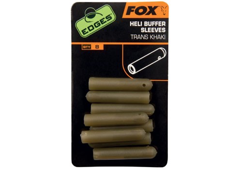 Fox Edges Heli Buffer Sleeves - trans khaki x 8