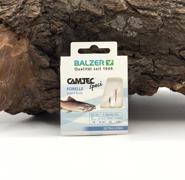 Balzer Camtec Speci Forelle/Sbiro Rot 140cm Gr. 4 6 8 10 12
