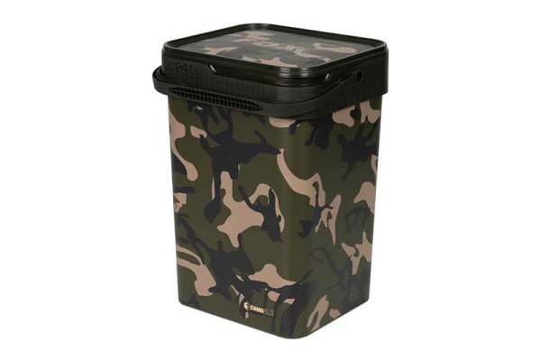 Fox Camo Bucket Angel-Eimer in 4 Größen 6l, 12l, 18l und 24l