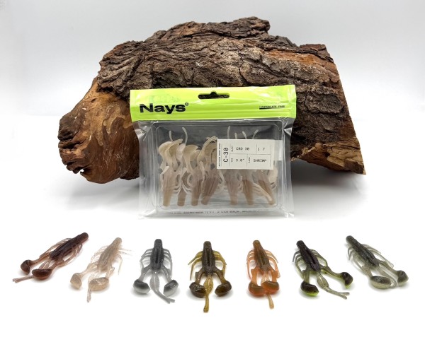 Nays CRD 30 3 Inch 7,6cm 3,9g Craw 8 Farben