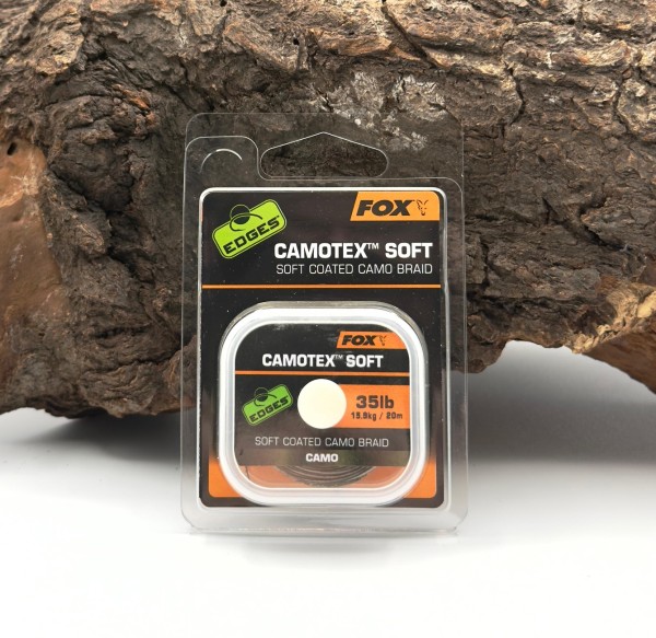 Fox Edges Camotex Soft 35lb 20m Soft Coated Camo Braid