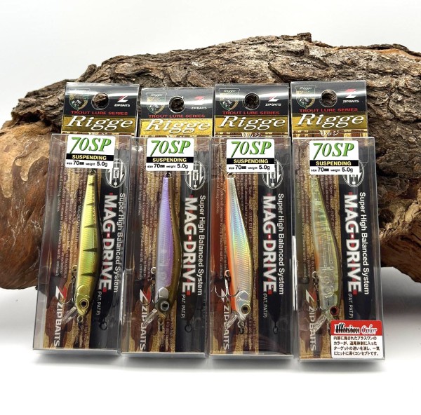 ZipBaits Rigge 70SP Suspending Wobbler 7cm 5g JDM