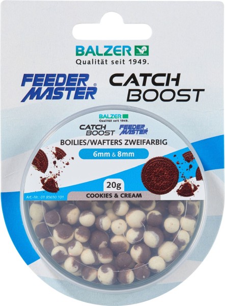Balzer Catch Boost Method Feeder Boilies Wafter 6mm & 8mm zweifarbig