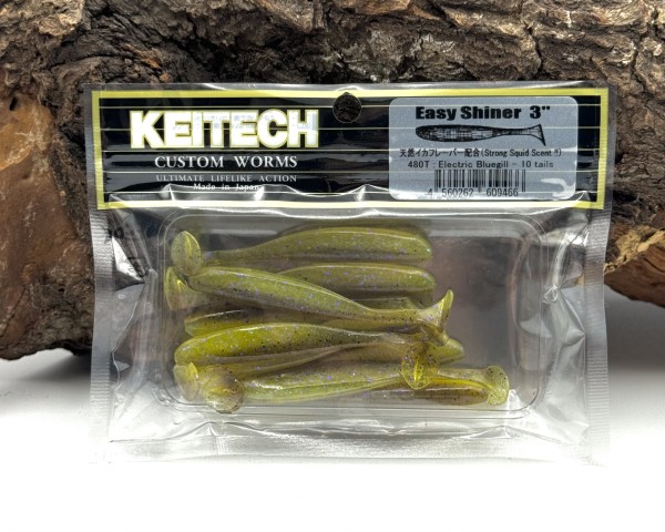 Keitech 3" Easy Shiner Barsch-Alarm 28 Farben UV Aktiv 7,2cm