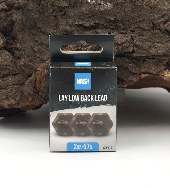 Nash Lay Low Back Lead 2oz 57g Absenkblei 3 Stück
