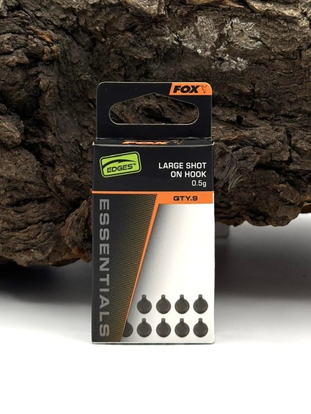 Fox Edges Essentials Shot On The Hook – small 0,3g & large 0,5g