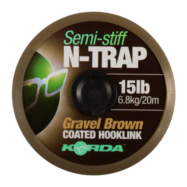 Korda N-Trap Semi Stiff 15lb Gravel Brown