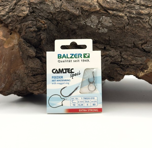 Balzer Camtec Speci Haken mit Madenring Gr. 6 8 10 12
