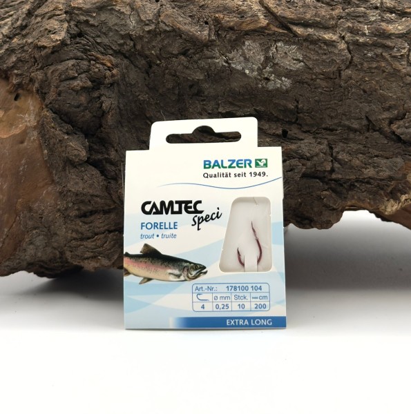 Balzer Camtec Speci Forelle/Sbiro Rot 200cm Gr. 4 6 8 10 12
