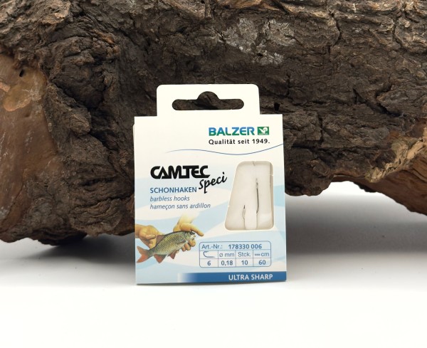 Balzer Camtec Speci Schonhaken Silber 60cm Gr. 2 4 6 8 10 12 14 16 18