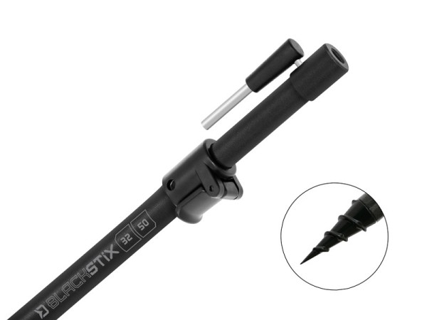 Delphin BlackSTIX Rutenhalter Bankstick 32-50cm 60-95cm 80-130cm 110-180cm