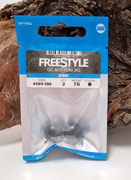 Spro Freestyle QC Bottom Jigs Black 5g 7g 10g Zinc