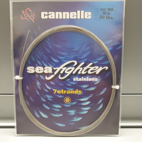 cannelle Seafighter Stainless Stahlvorfach 10m 50lbs 90lbs 130lbs 180bs