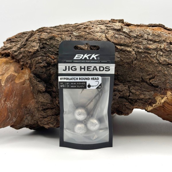 BKK Hyperlatch Round Head 6/0 Jighaken 5g - 25g mit Baitholder