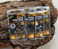 Fox Edges Super Wide Gape Out-Turned Eye Gr. 6 5 4 2 Fox Edges Super Wide Gape Out-Turned Eye Gr. 6 5 4 2