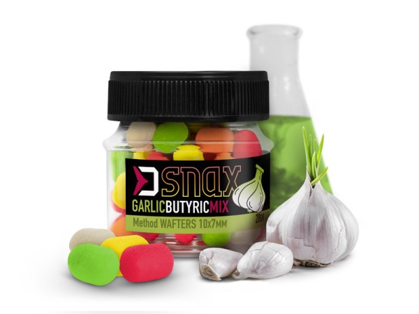 Delphin D Snax Wafter Fluo Mix 10x7mm 20g 8 Sorten Hookbaits