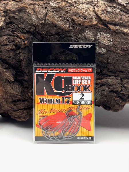 Decoy Kg High Power Offset Hook Worm17 Gr. 2 1 1/0 2/0 3/0