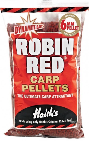Dynamite Baits Robin Red Carp Pellets 6mm 900g