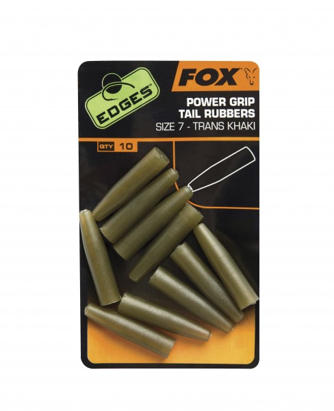 Fox Edges Surefit Tail Rubbers Gr. 7 10 Stück