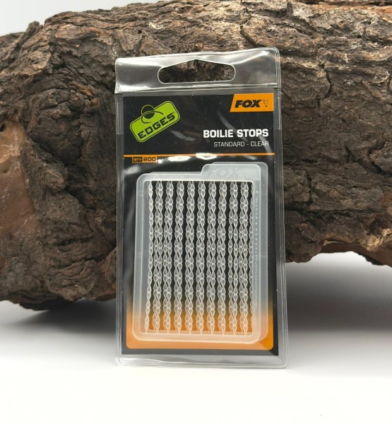 Fox Edges Boilie Stops Standard Clear