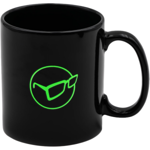 Korda Mug Tasse mit Logo 3 Farben Olivgrün Schwarz Burgundrot