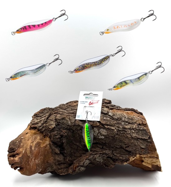 Balzer Colonel Flying Eric Blinker 5,5cm 16g 6 Farben Albino Pike Perch